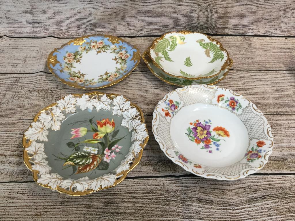 5 Pieces Limoge, German Porcelain (1 of 4)