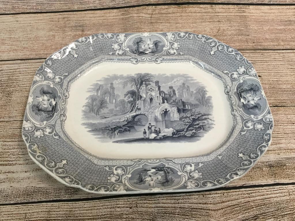 Large Ironstone Platter (1 of 3)