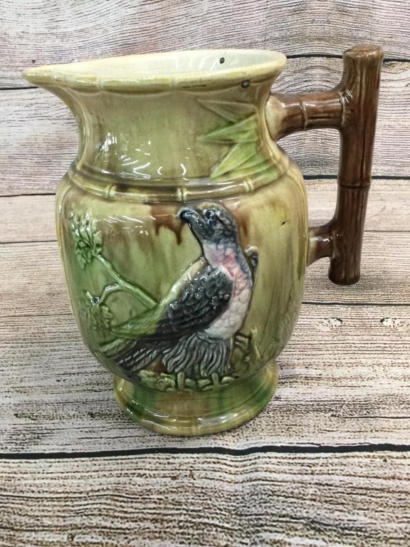 Large Majolica Pitcher (1 of 4)