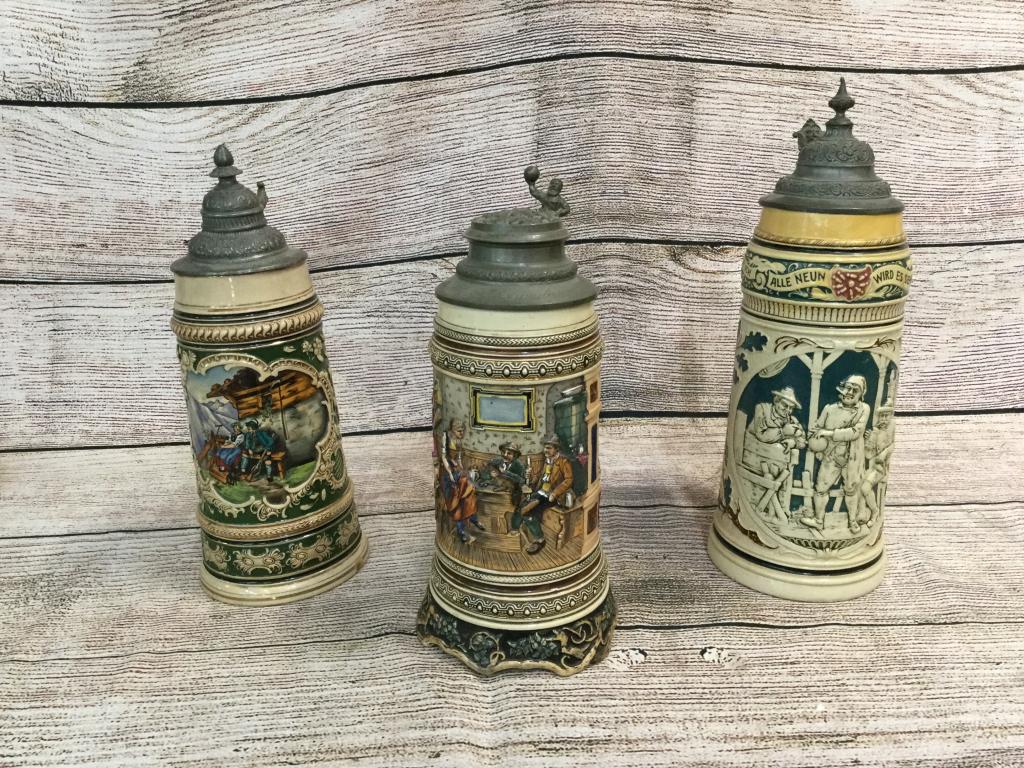 3 German Beer Steins (1 of 5)
