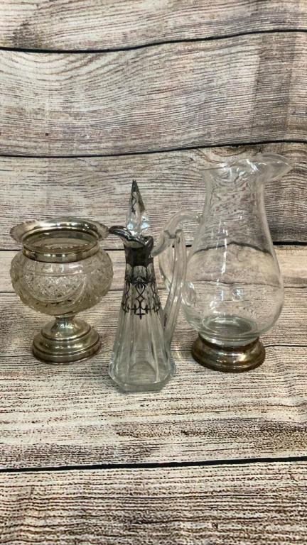 Sterling Rimmed and Overlay Articles (1 of 5)