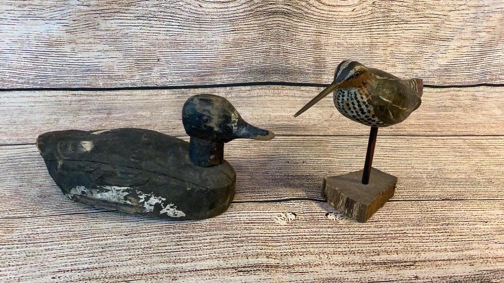 Wek Shore Bird, Wood Decoy (1 of 9)