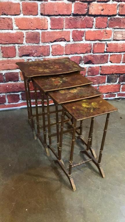 Hand painted Italian Nesting Tables (1 of 5)