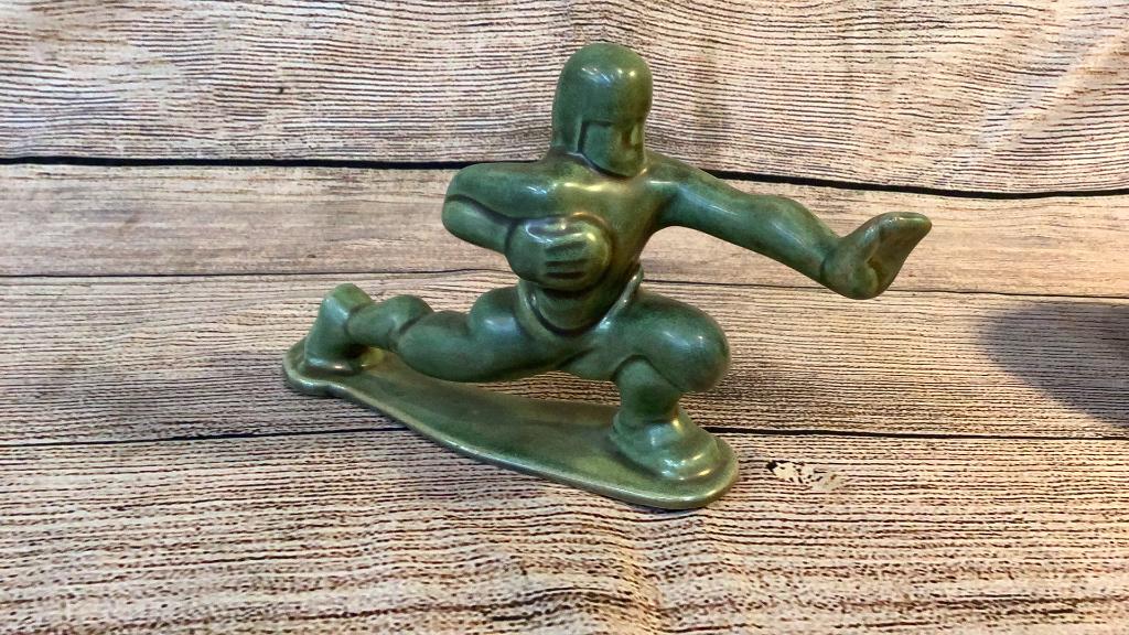 Shearwater Pottery Sporting Figure, Pottery Bowl (1 of 6)