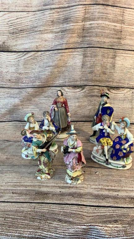 3 Pair Porcelain Figurines (1 of 5)