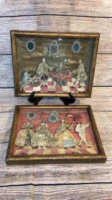 Pair Victorian Shadow Boxes (1 of 5)