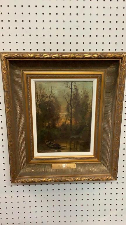 Oil on artist Board, After John Joseph Enneking (1 of 6)