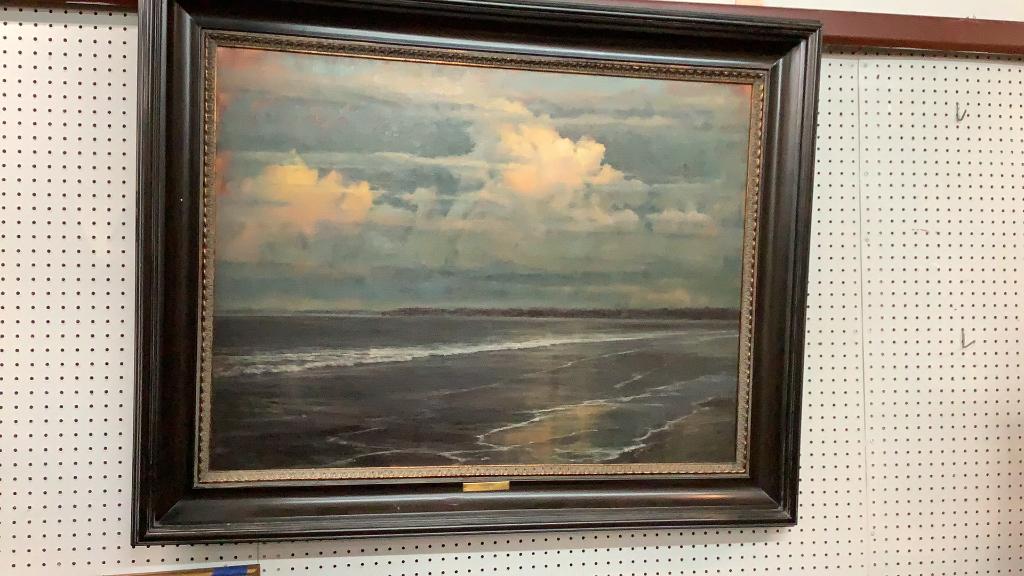 Oil on Canvas, Ocean Scene (1 of 7)