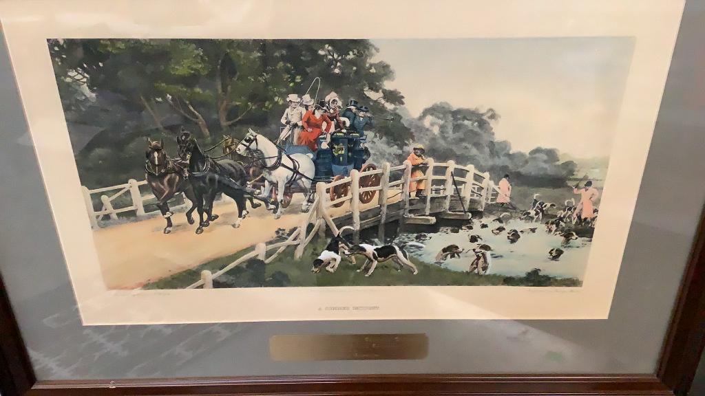 Engraving, Hunt Scene (1 of 5)