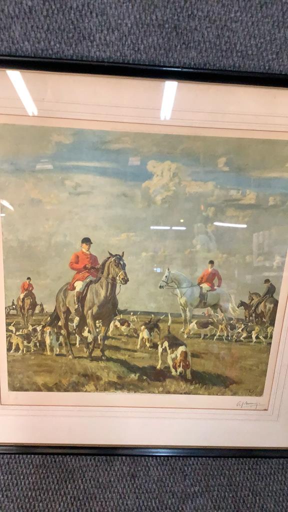 Signed Artist Proof, Fox Hunt Scene (1 of 6)