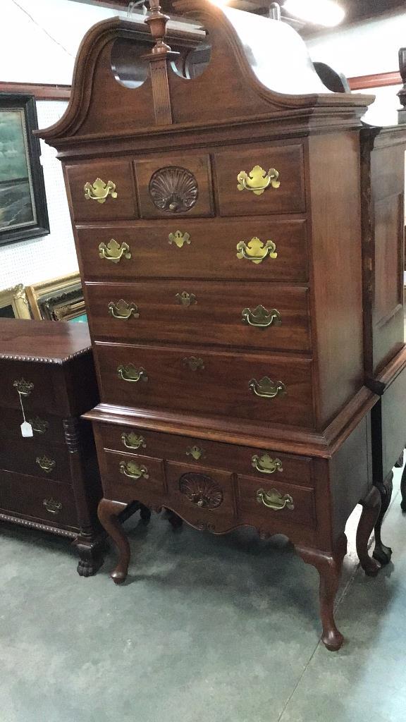 Henkle Harris Black Cherry Highboy (1 of 5)