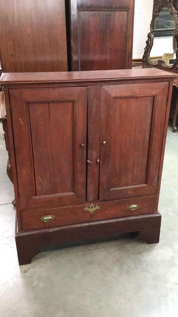 Unusual Chippendale Cupboard on Stand (1 of 4)