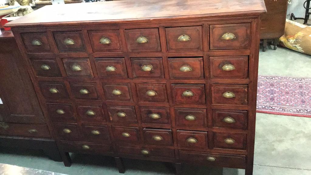 33 Drawer Elm & Pine Asian Apothecary Chest (1 of 4)