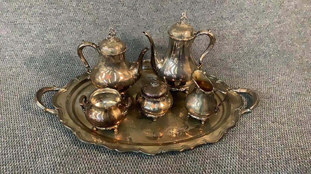 Reed and Barton 6 Piece Tea Service (1 of 5)