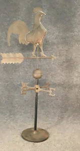 Copper Rooster Weather Vane