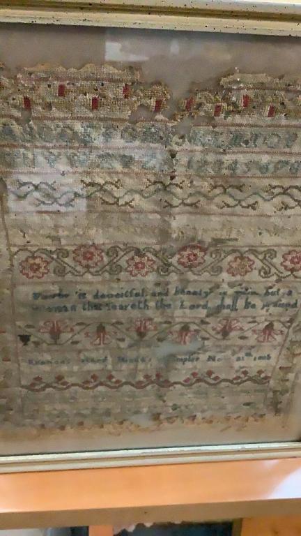 Early Framed Sampler (1 of 7)