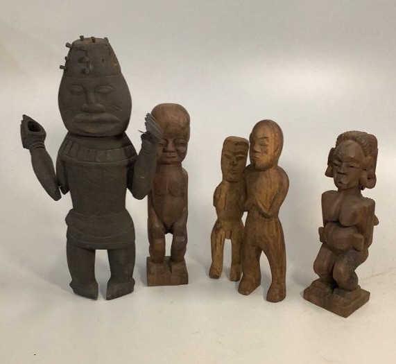 5 African Tribal Figures (1 of 6)