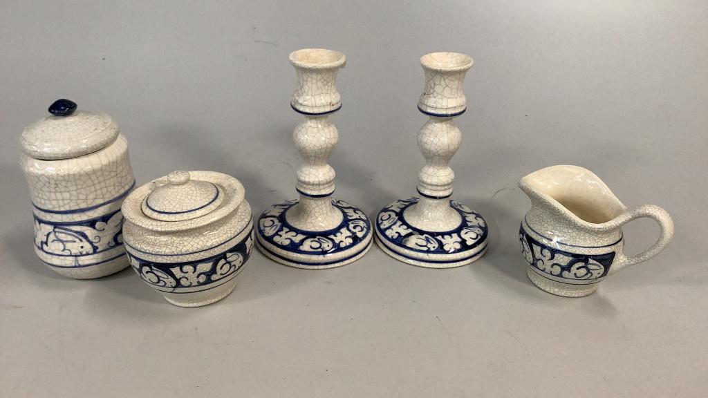 5 Pieces Dedham Pottery (1 of 4)