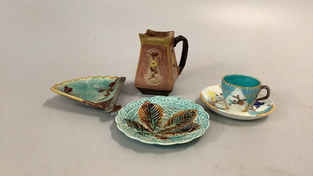 4 Pieces Majolica (1 of 6)