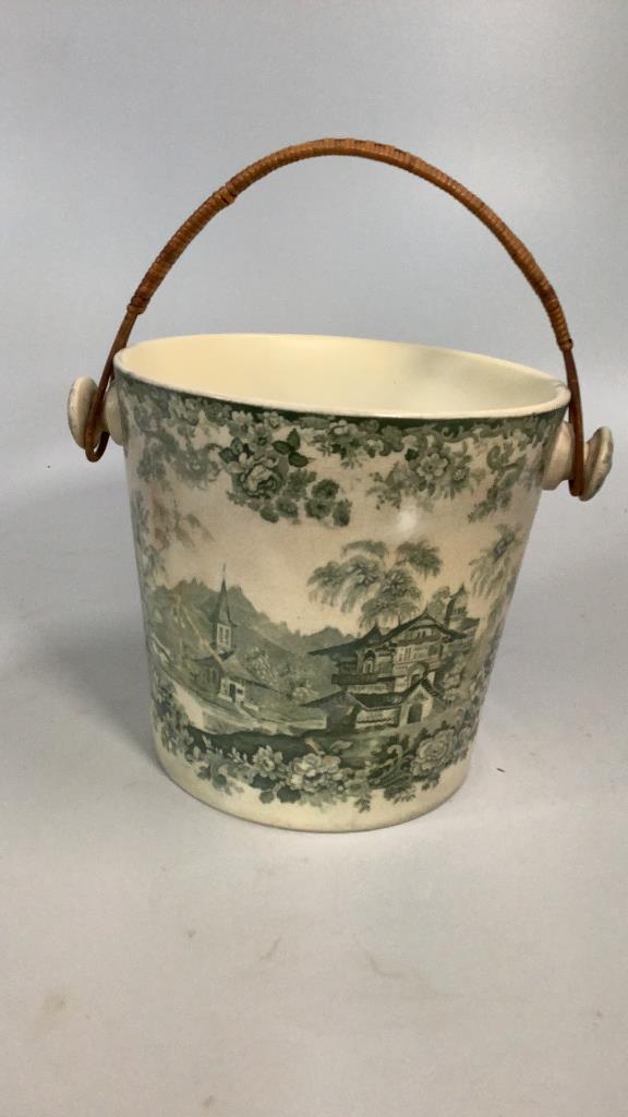 English Transferware Waste Pot (1 of 5)