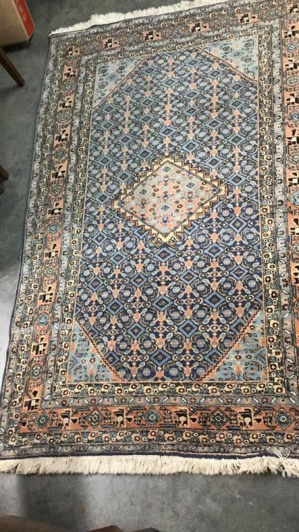 Hand Knotted Qum Style Area Rug (1 of 3)