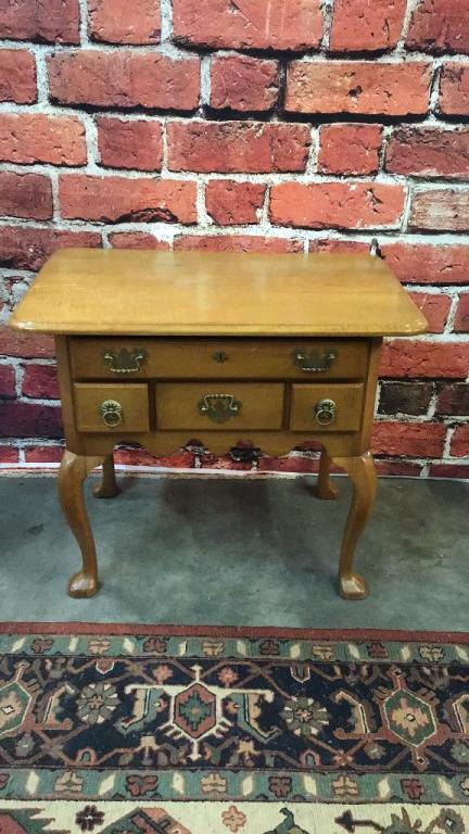 Queen Anne Style Maple Lowboy (1 of 4)