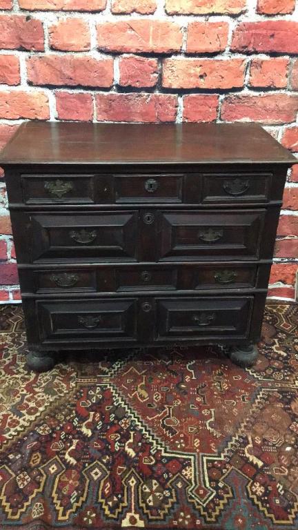 Oak Period William and Mary  Chest (1 of 4)