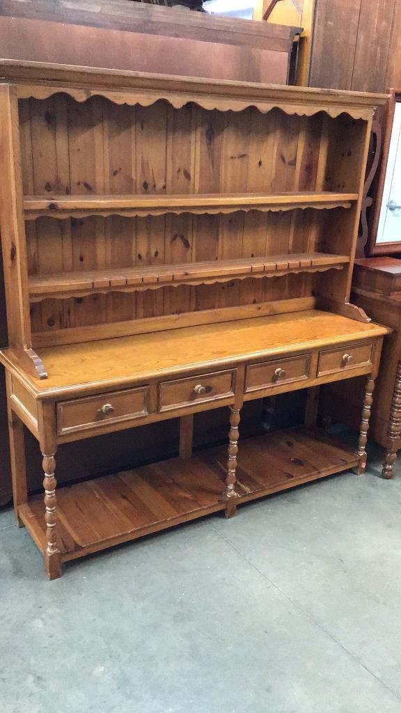 Heart Pine Welsh Dresser (1 of 2)