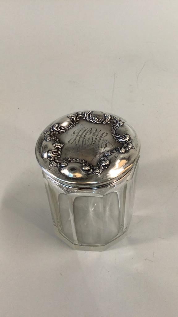 Sterling Top Vanity Jar (1 of 3)