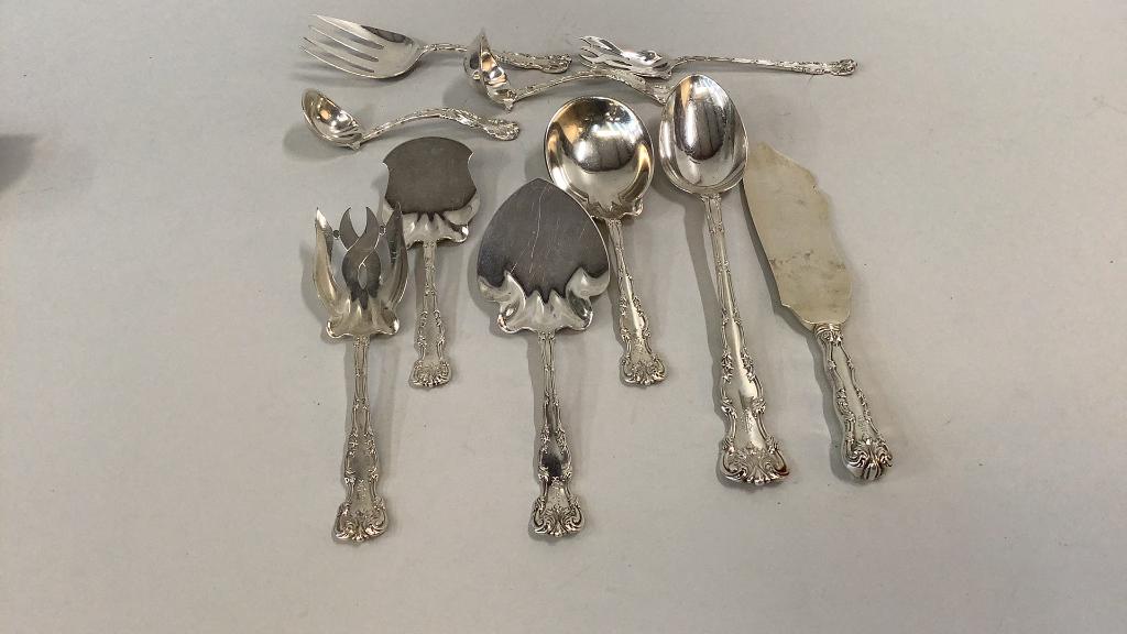 10 Pieces Sterling Serving Wear (1 of 4)