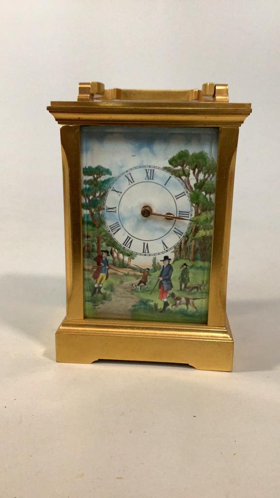 Petite Brass Carriage Clock by Deacon (1 of 5)