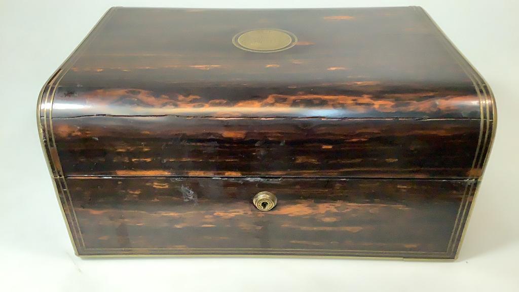 English Rosewood Traveling Desk (1 of 7)