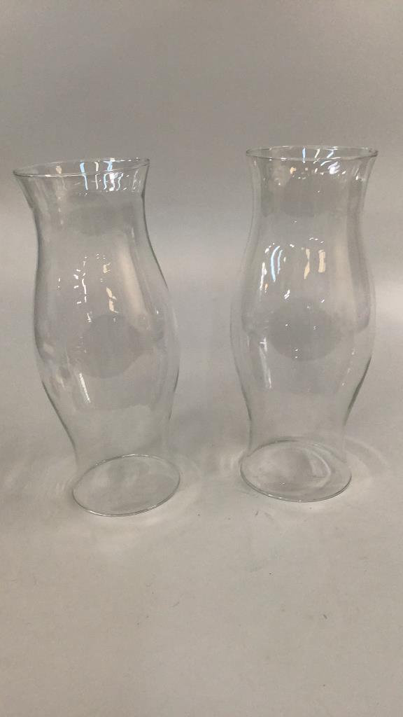 Pair. Hurricane Globes (1 of 3)