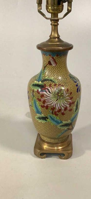 Asian Cloisonné Table Lamp (1 of 4)