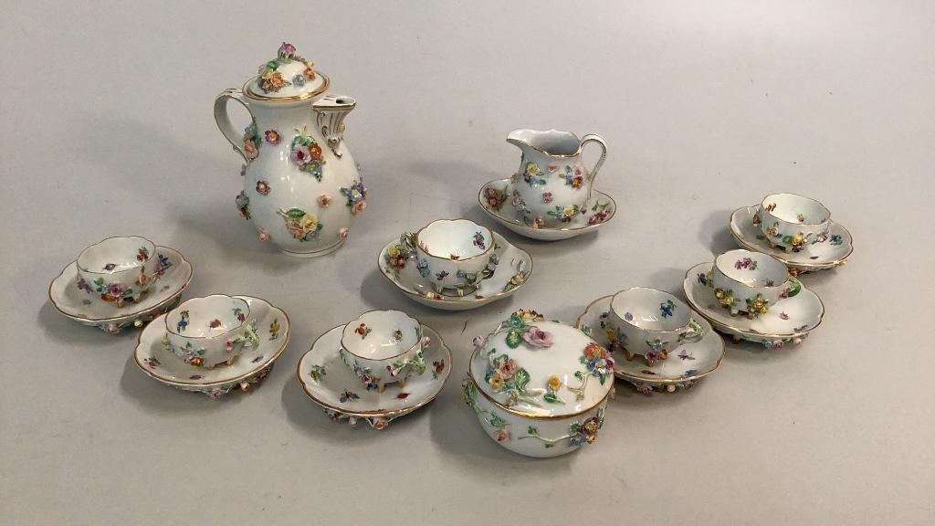 Dresden Miniature Tea Set (1 of 6)