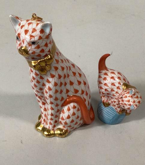 Herend Fishnet Cats (1 of 5)