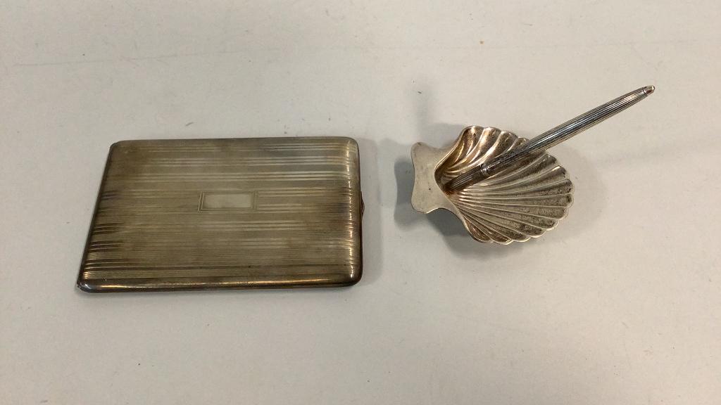 Tiffany and Co., Pen Holder, Sterling Card Case (1 of 4)