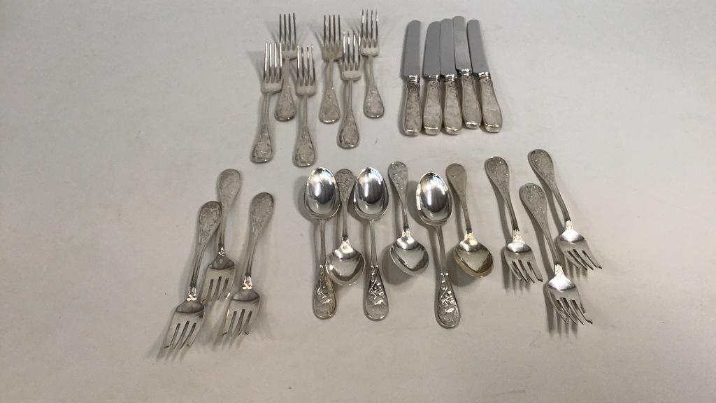 23 Pieces Tiffany and Co. Sterling Flatware (1 of 6)