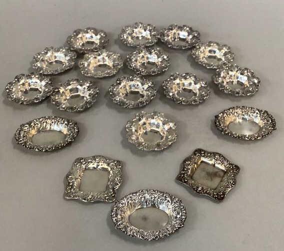 18 Sterling Silver Nut Dishes (1 of 5)