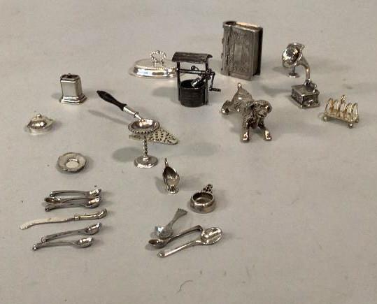 23 Sterling Miniature Items (1 of 5)