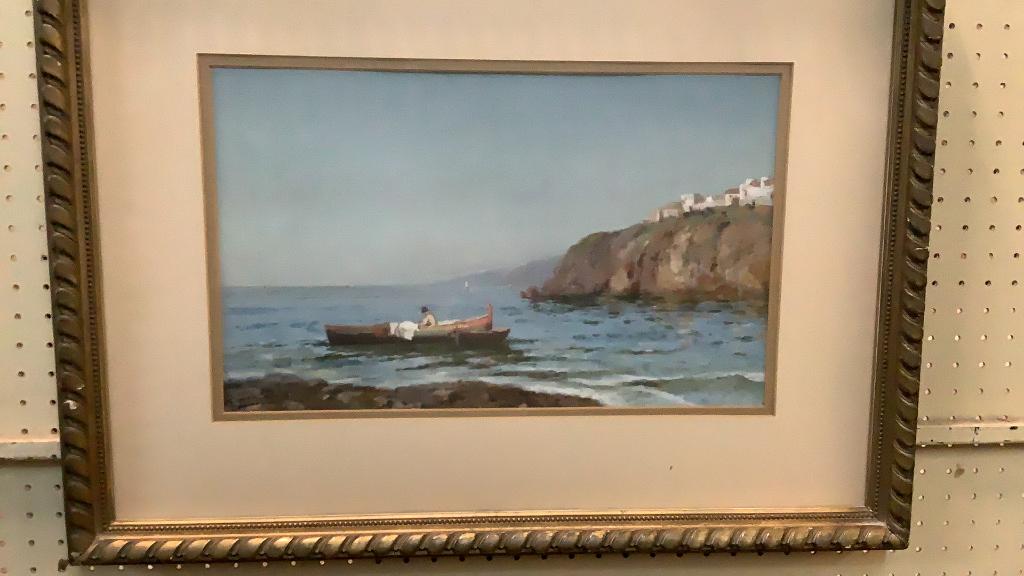 Oil on Board, View of Naples (1 of 5)