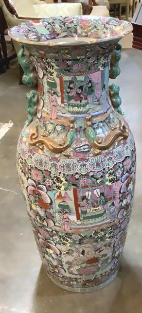 Monumental Famille Rose Vase (1 of 5)