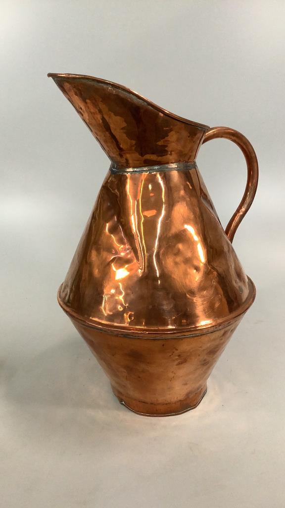 Vintage English Copper Harvest Pitcher (1 of 4)