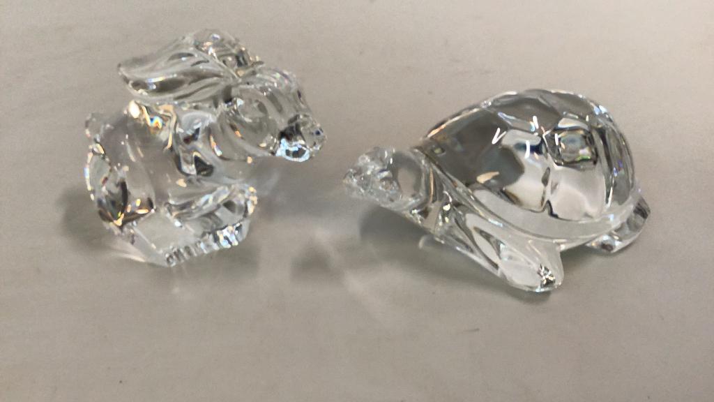 2 Steuben Crystal Animals (1 of 5)