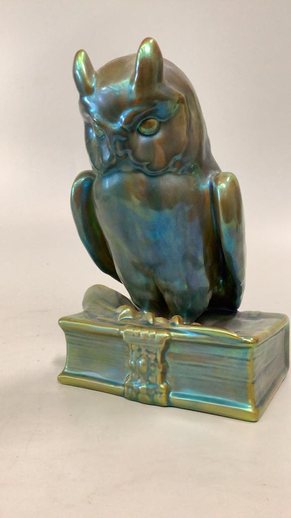 Vintage Zsolnay Iridecent Owl Figure (1 of 5)