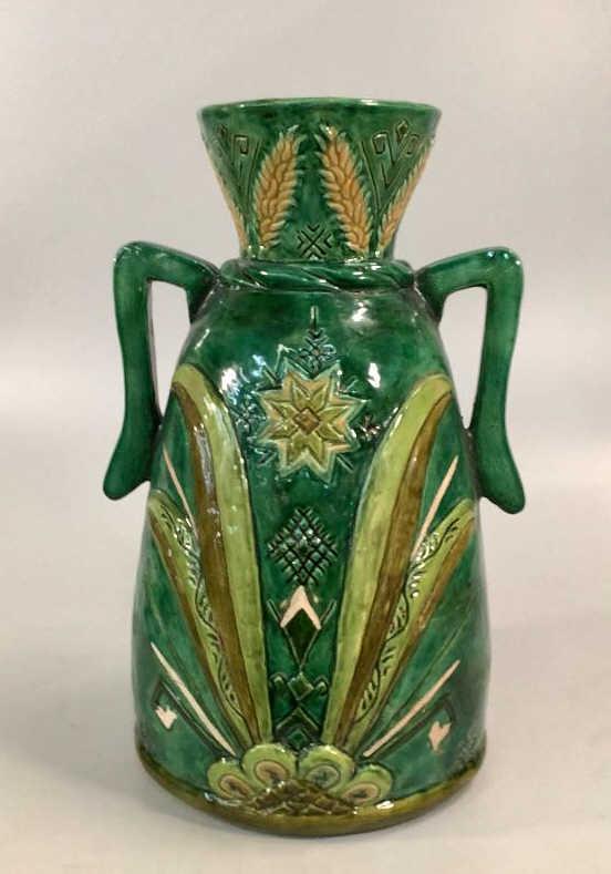 Studio Pottery Tall Vase (1 of 4)