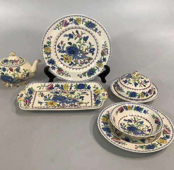 90 Pieces Masons Regency Ironstone (1 of 8)