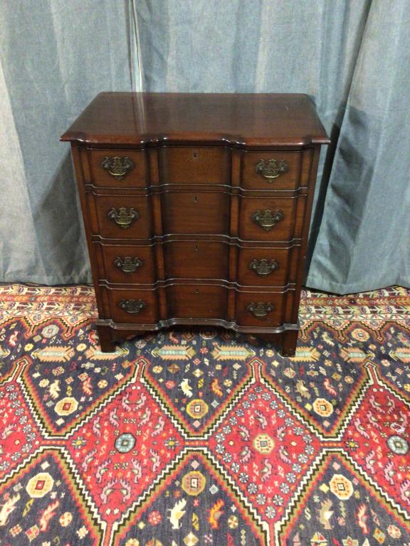 Dimunitive Block Front Mahogany Chest (1 of 2)