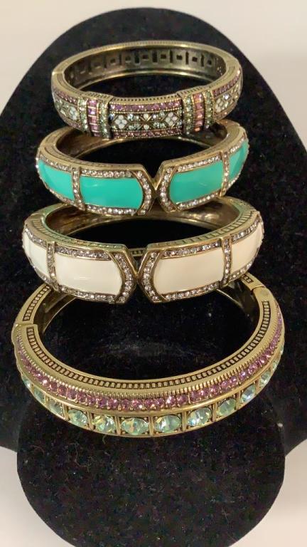 4 Vintage Designer Bracelets, Heidi Daus (1 of 4)