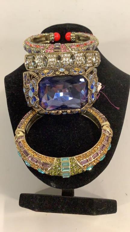 4 Vintage Heidi Daus Costume Bracelets (1 of 6)